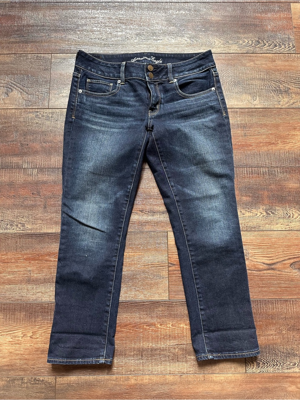 American Eagle Outfitters Women’s Dark Wash Slim Jeans size 6